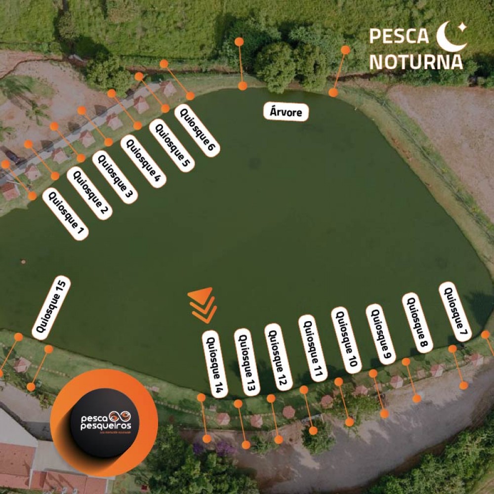 Quiosque (NOTURNO) 14, para 2 PESSOAS, no quinta do aveiro - TER/QUI: R$ 110,00!!