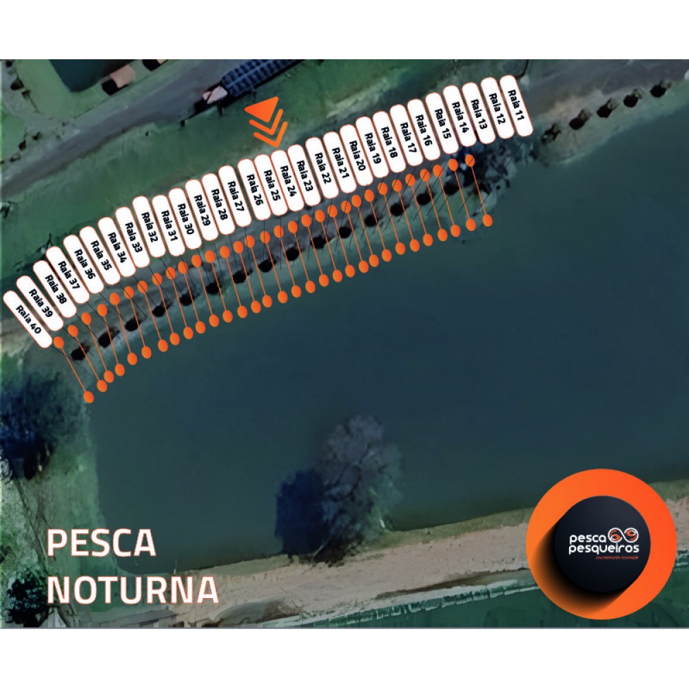 Raia 24 (NOTURNO) para 1 PESSOA 